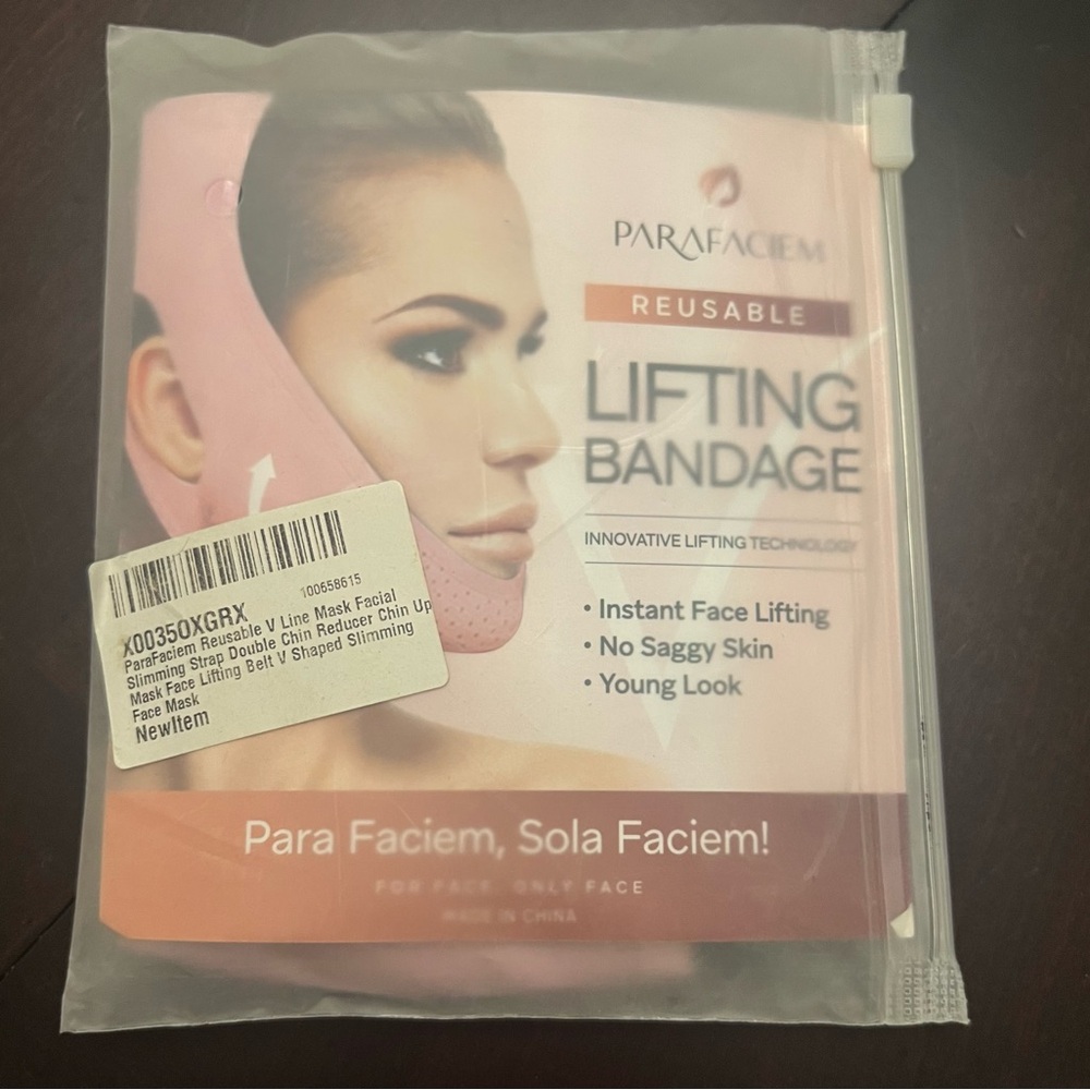 Reusable V Line Mask Facial Slimming Strap Double Chin Reducer Lifting Bandage